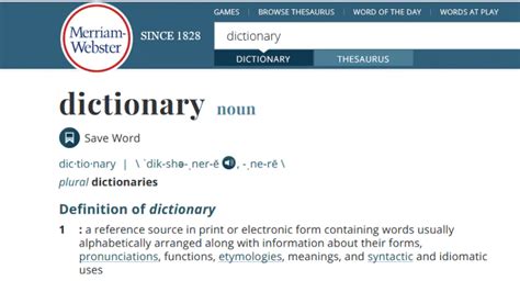 webster's online dictionary